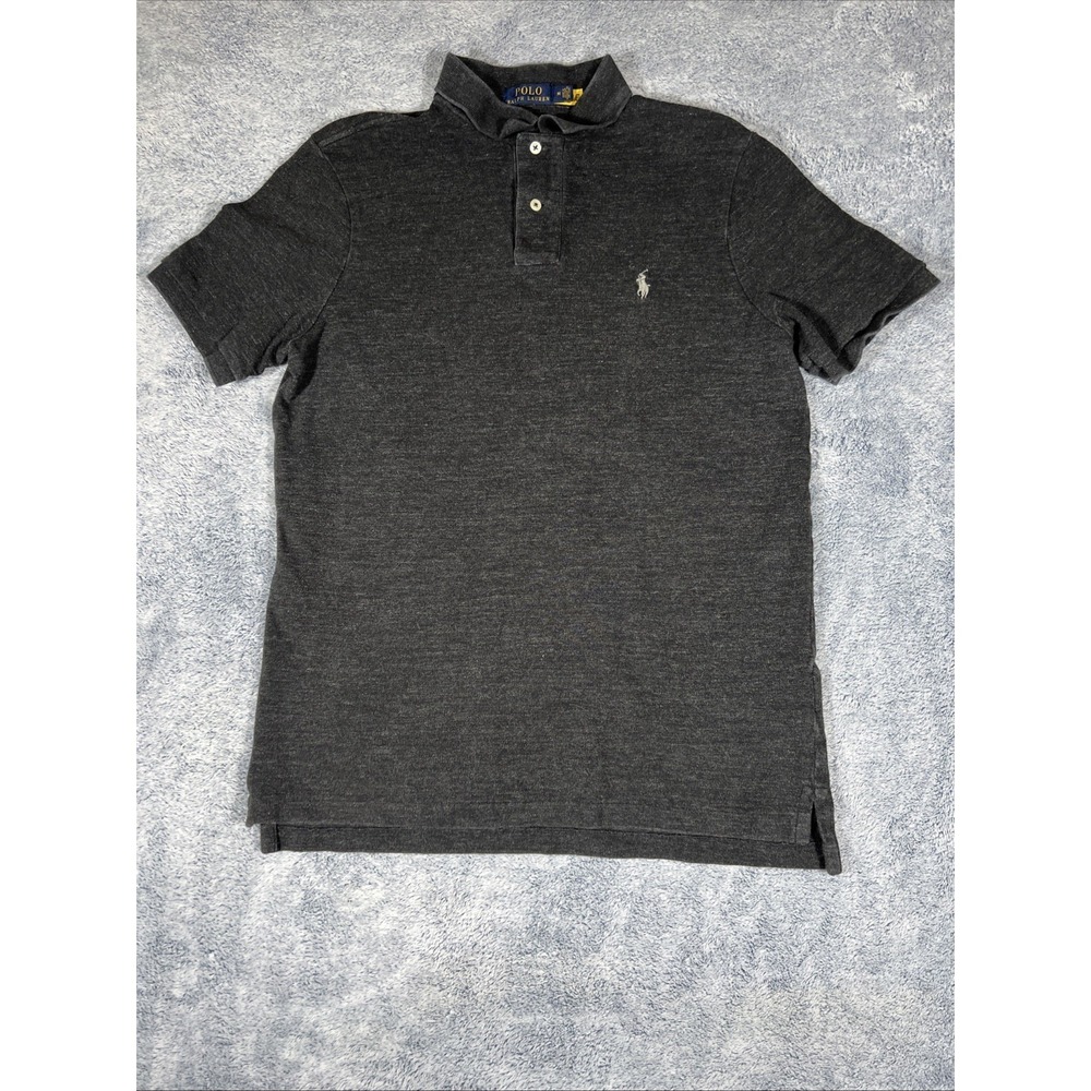 Polo Ralph Lauren SS Classic Fit Polo Men's Medium Heather Gray w/Gray Pony Logo